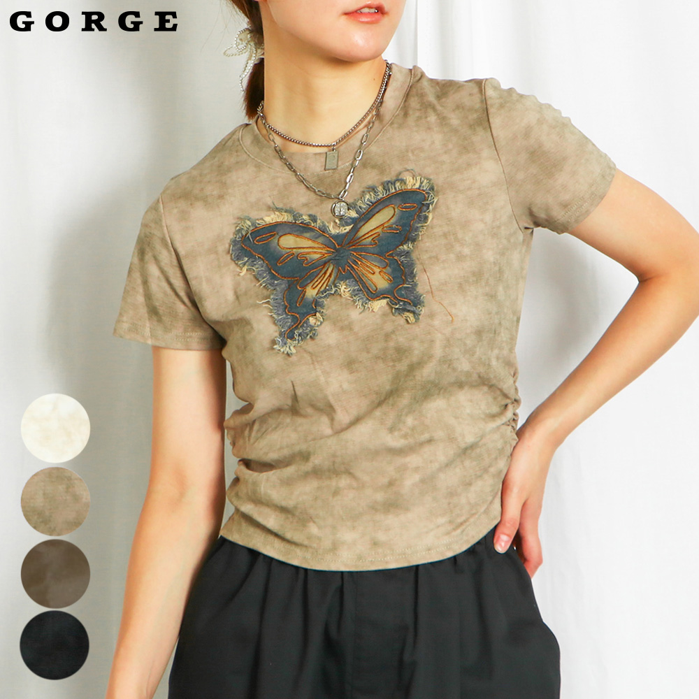 バタフライＴシャツ[品番：GORW0009272]｜GORGE （ゴージ）のレディースファッション通販｜SHOPLIST（ショップリスト）