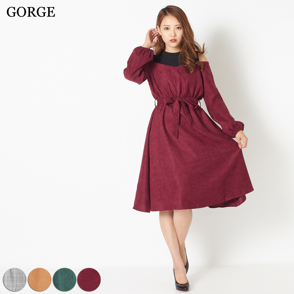 レイヤードリブワンピース[品番：GORW0003681]｜GORGE （ゴージ）の