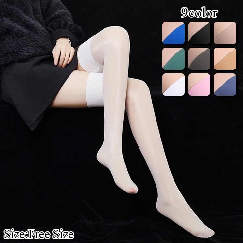 太めの切り替えがシンプルなデザインでシースルー感が女性らしさを演出するニーハイス 品番 Gxaw Graxia グラシア のレディースファッション通販 Shoplist ショップリスト