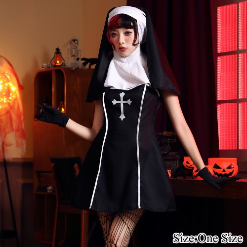 新品】セクシー修道女♥ハロウィン衣装サンタバレンタイン