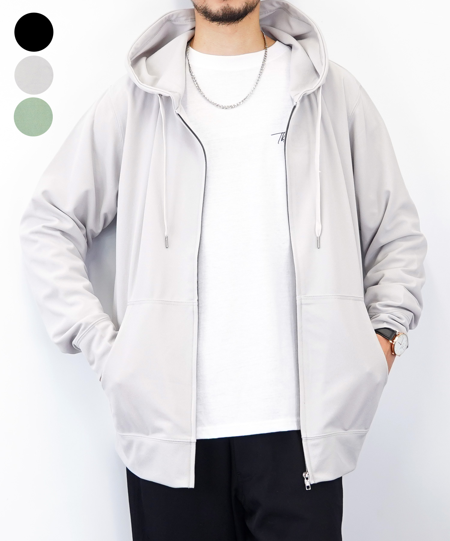 上品 ジップ パーカー[品番：GRVK0002536]｜GROOVY  STORE（グルービーストア）のメンズファッション通販｜SHOPLIST（ショップリスト）