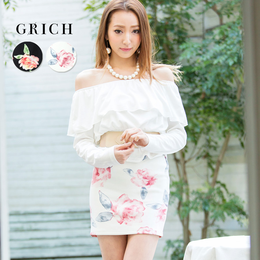 おっきめオフショルフリルとフェミニンroseでladyシルエットパーフェクト オ 品番 Gw Growing Rich グローウィングリッチ のレディースファッション通販 Shoplist ショップリスト