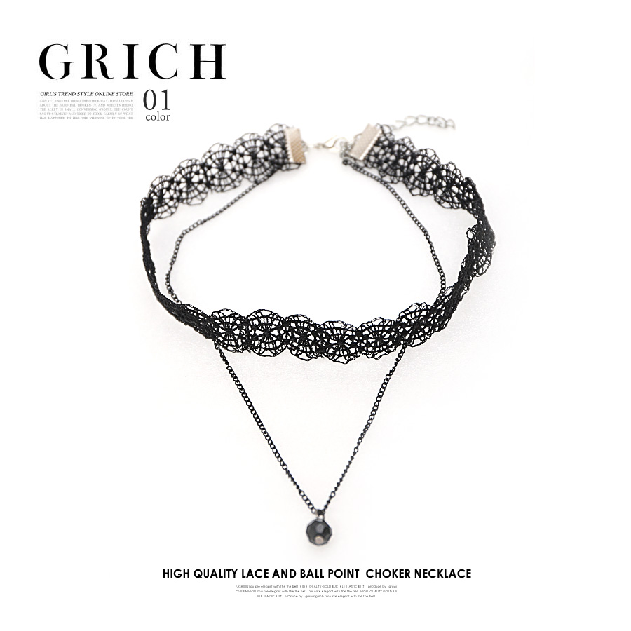 レースのディティールが女の子らしさup ロマンティックチョーカーネックレス 品番 Gw Growing Rich グローウィングリッチ のレディースファッション通販 Shoplist ショップリスト