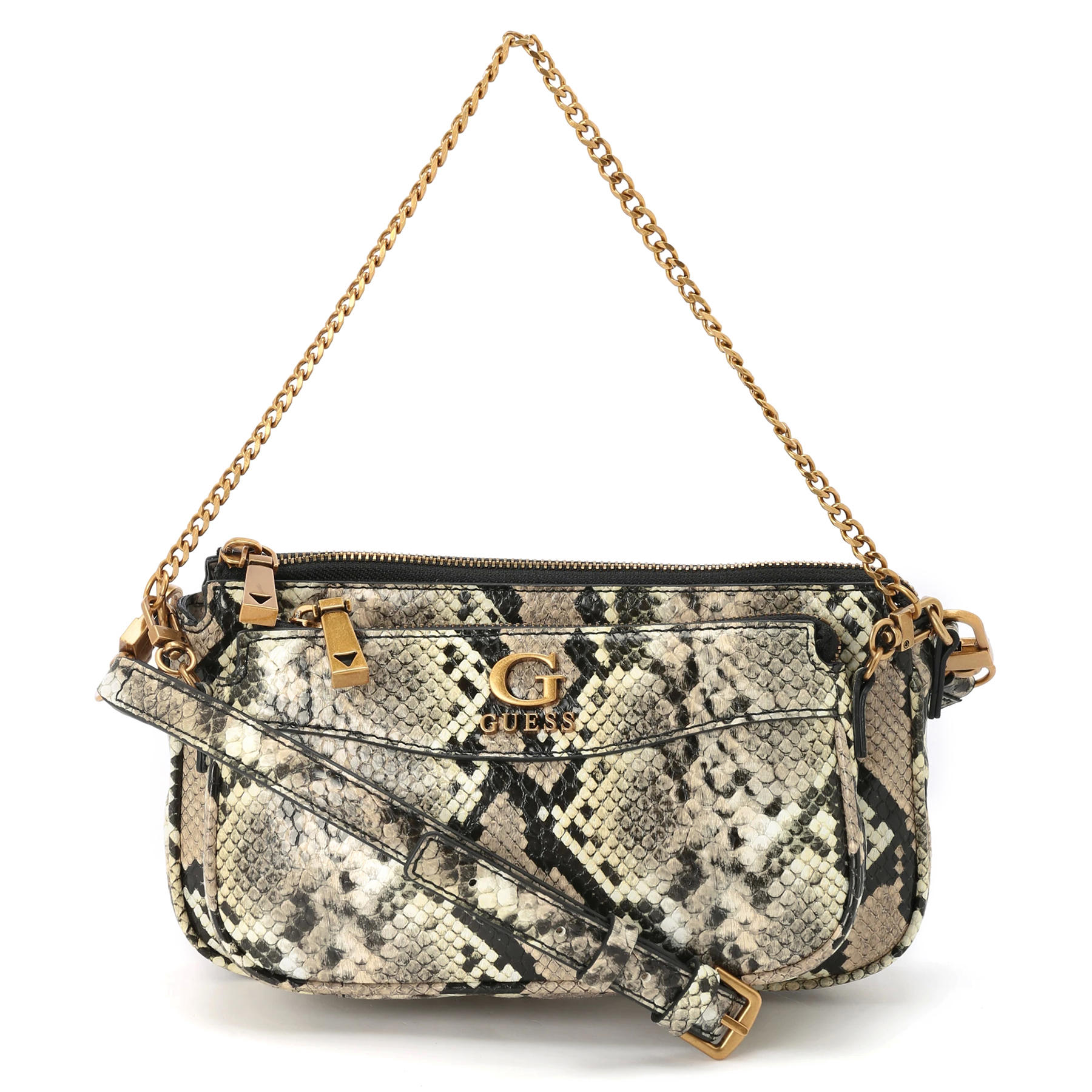 GUESS] NELL Double Pouch Crossbody[品番：GUEW0007823]｜GUESS
