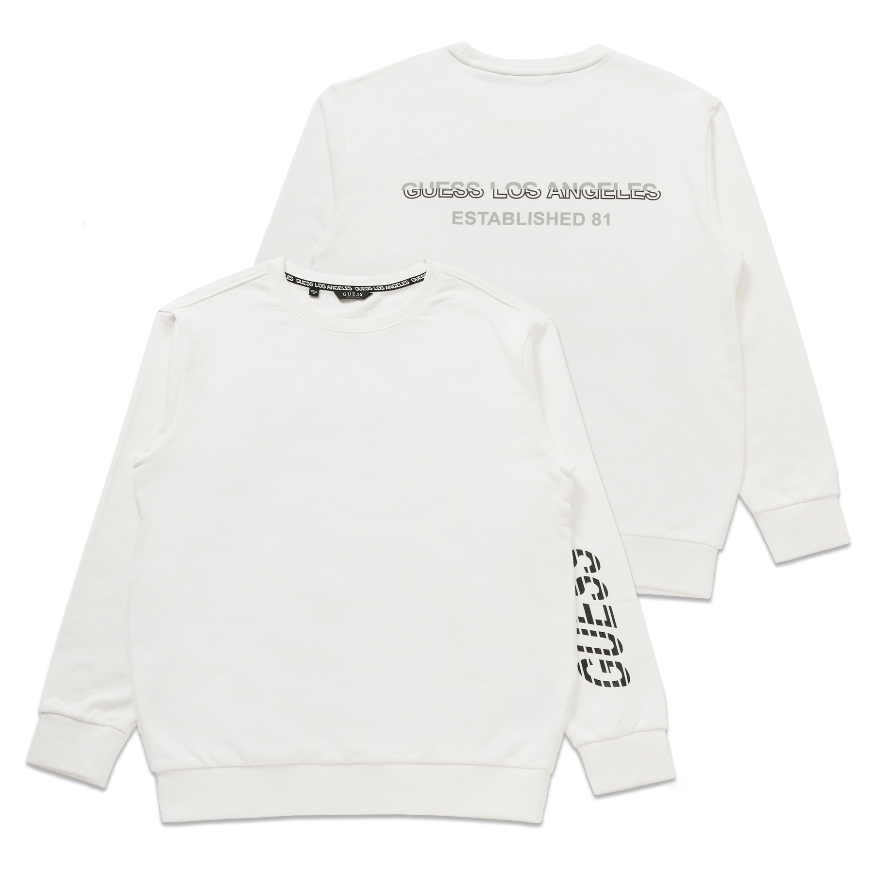 GUESS] Unisex Sleeve Logo Sweat[品番：GUEW0005336]｜GUESS【MEN