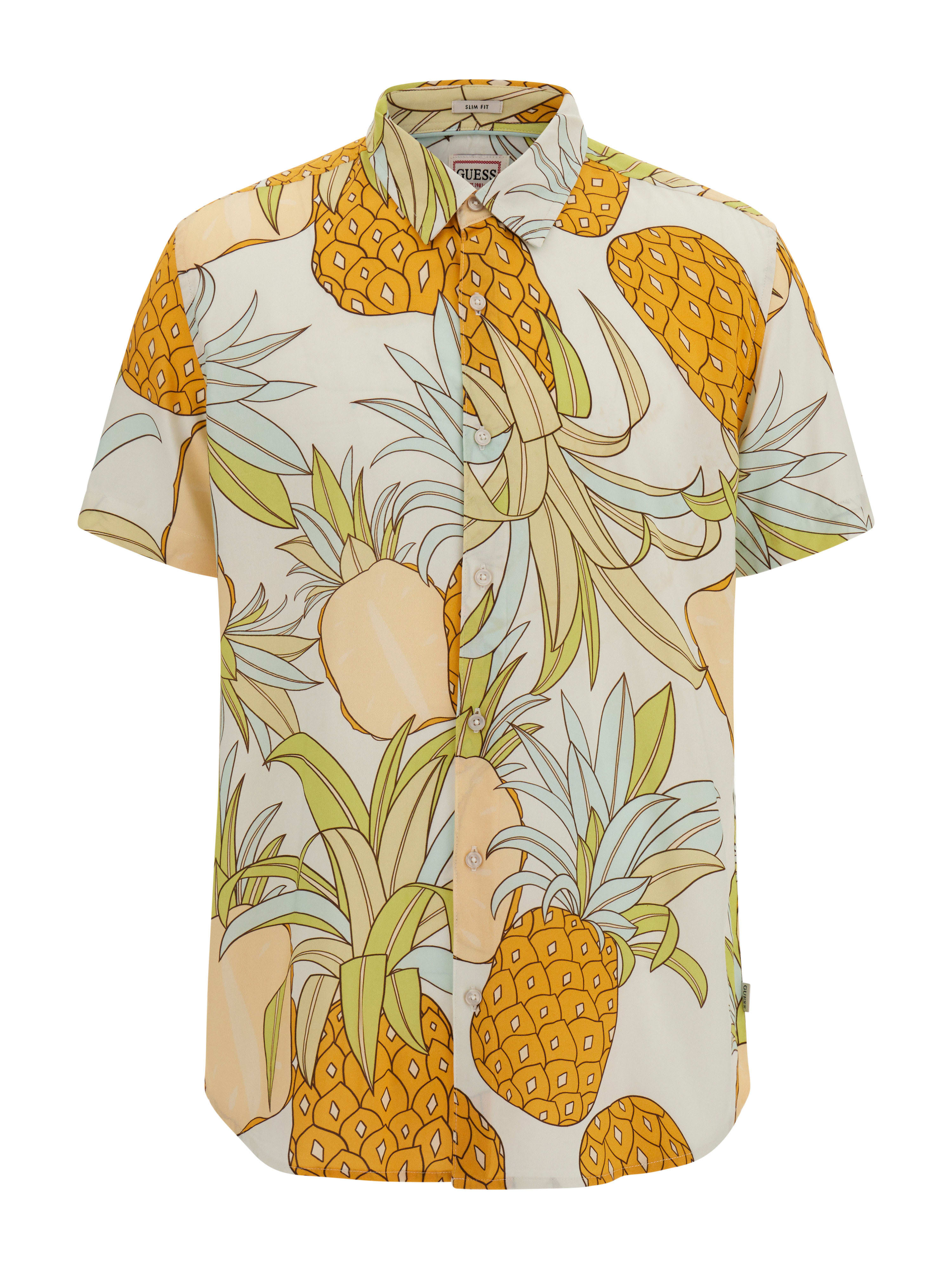 GUESS] Eco Rayon Pineapples Shirt[品番：GUEW0008364]｜GUESS【MEN