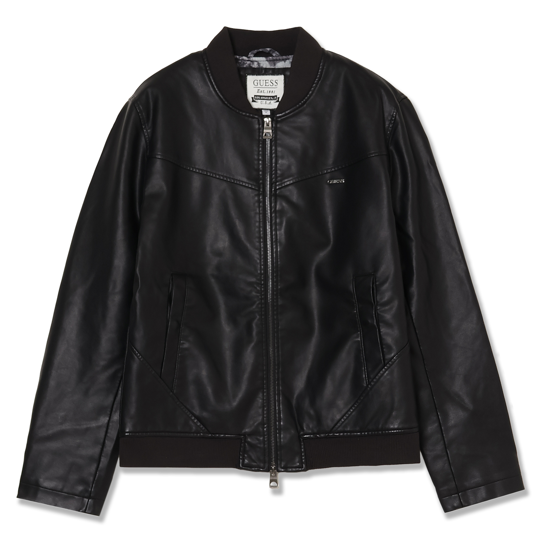 GUESS] Faux Leather Bomber[品番：GUEW0009007]｜GUESS【MEN】（ゲス