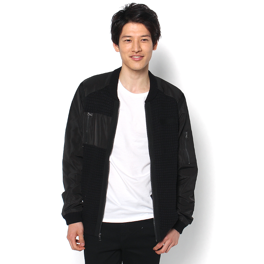 GUESS] L/S FLIGHT BOMBER JACKET[品番：GUEW0000977]｜GUESS【MEN