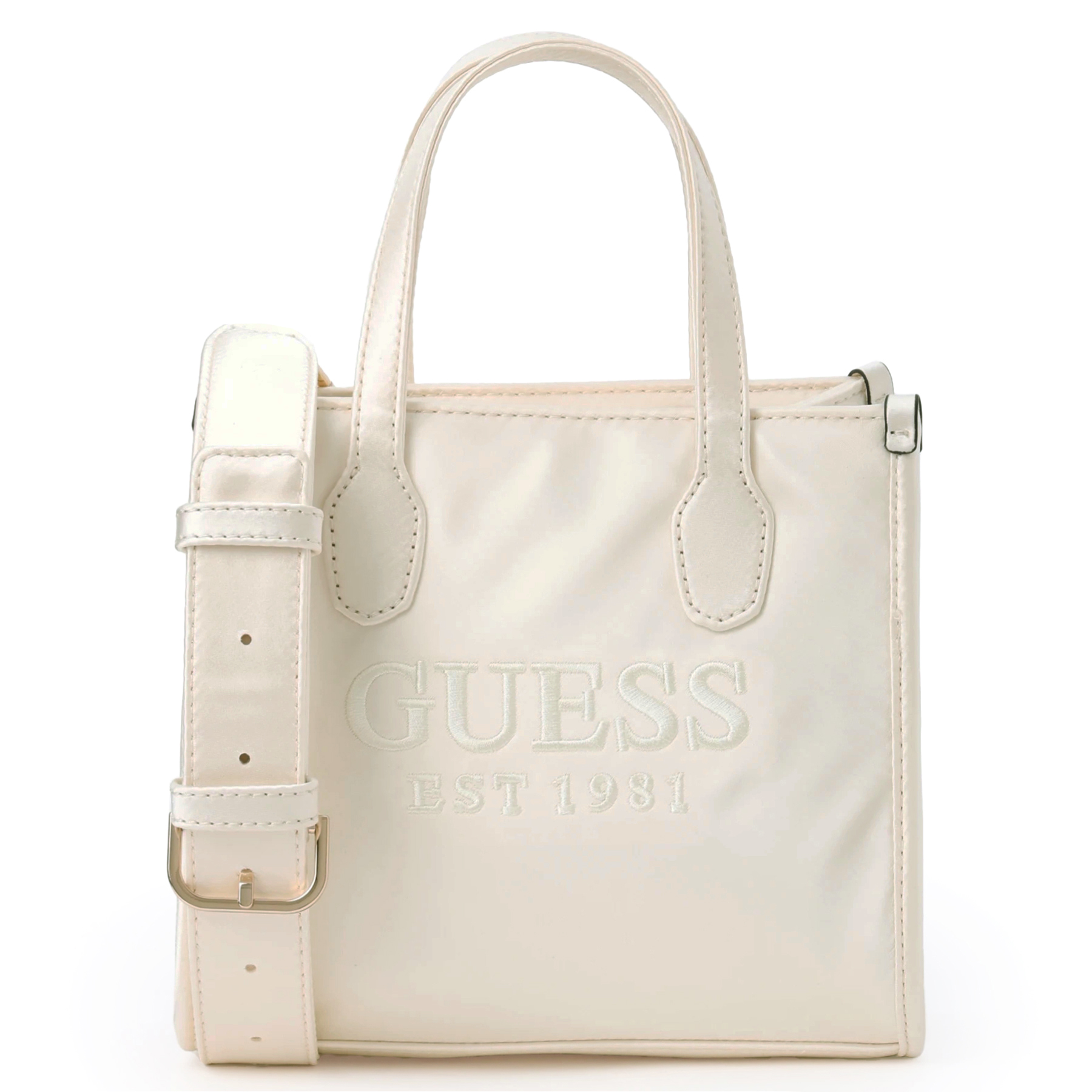 GUESS] SILVANA Satin Mini Tote[品番：GUEW0009196]｜GUESS【WOMEN】（ゲス ）のレディースファッション通販｜SHOPLIST（ショップリスト）