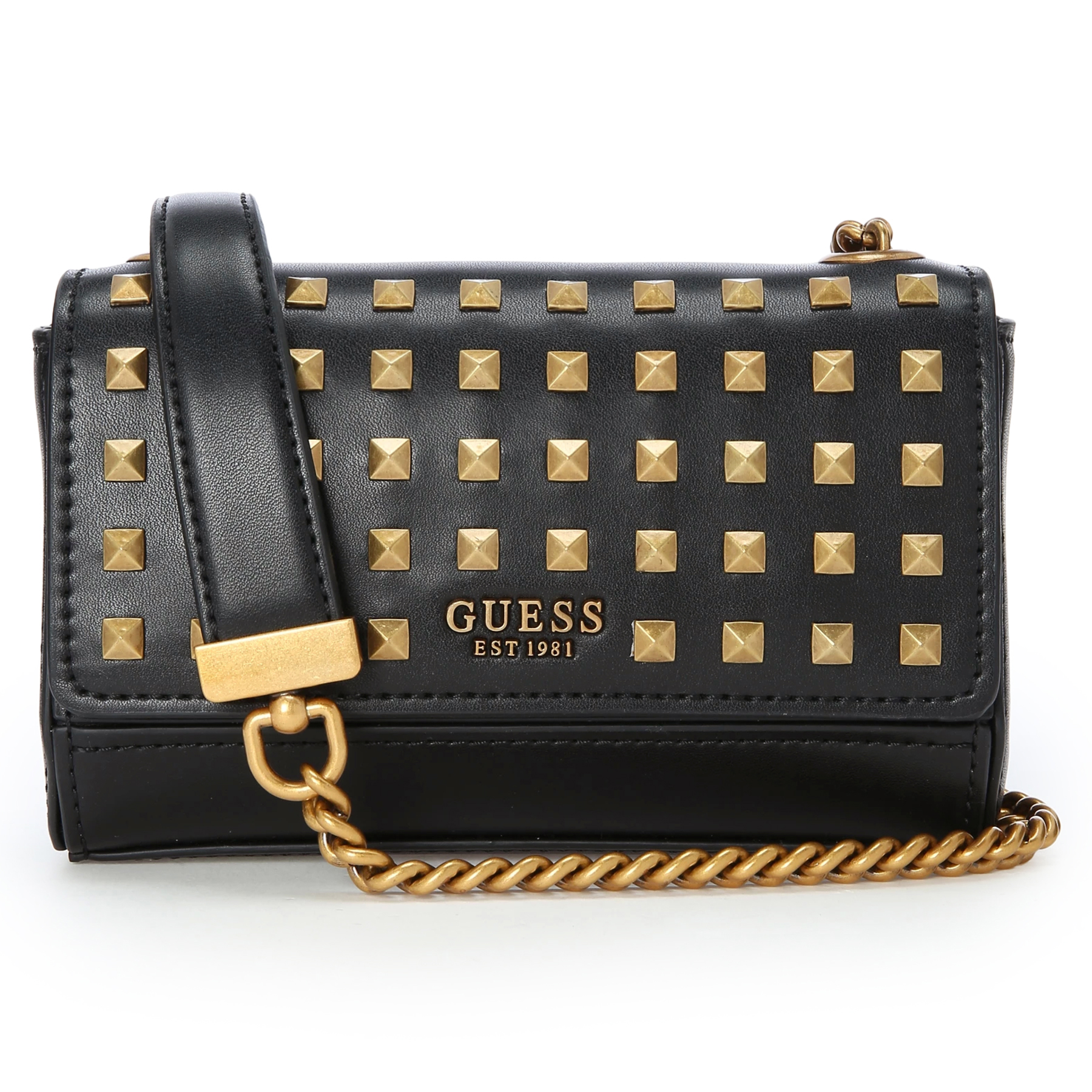 BLA】[GUESS] ISELINE Mini Crossbody Flap[品番：GUEW0008720]｜GUESS