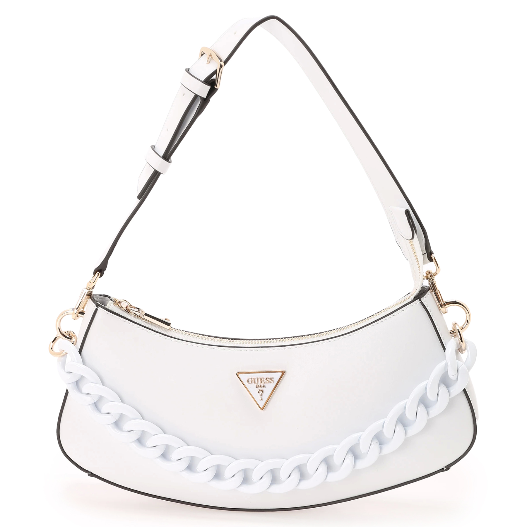 BLA】[GUESS] CORINA Top Zip Shoulder Bag[品番：GUEW0008057]｜GUESS