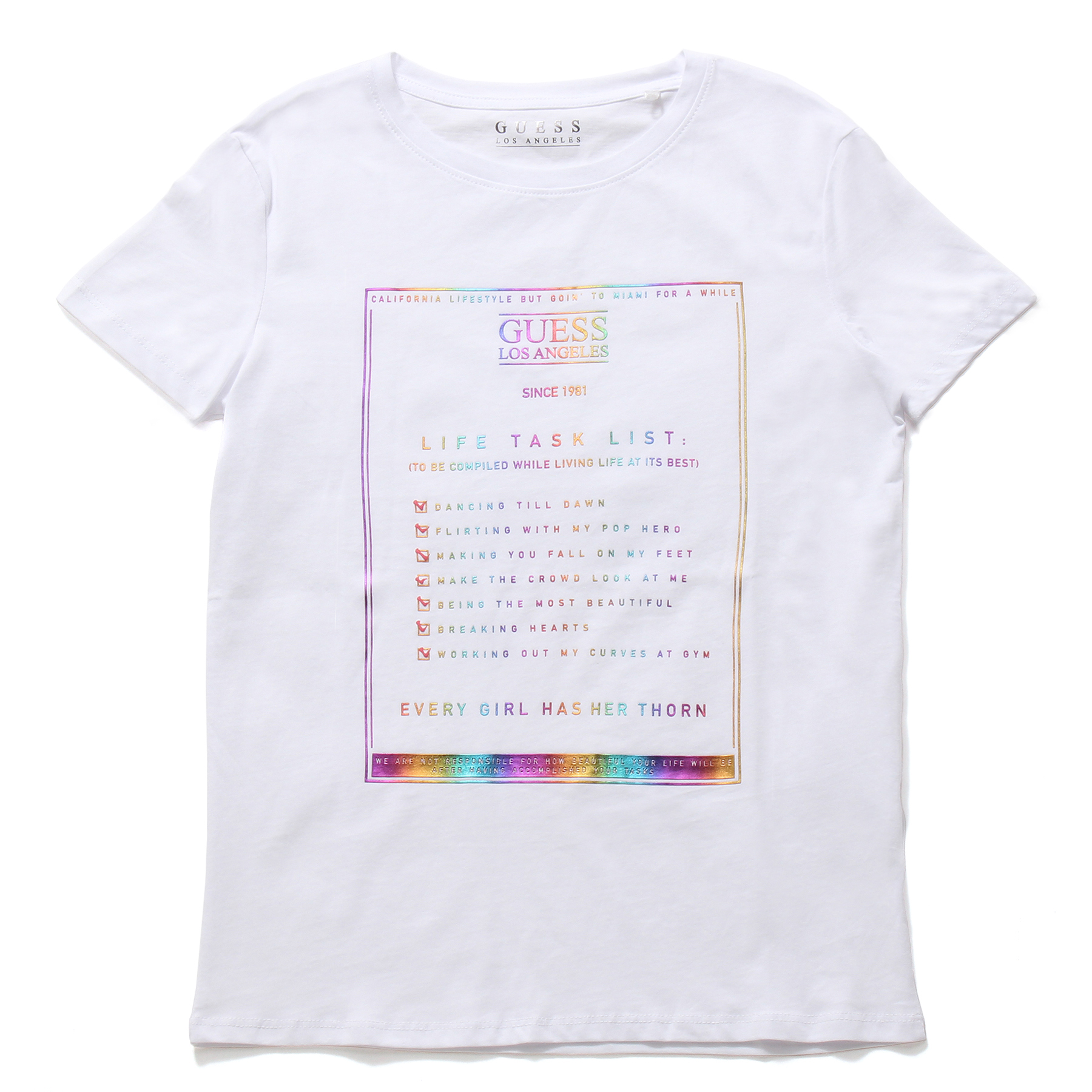 口コミ・レビュー｜[GUESS] RAINBOW LOGO TEE｜GUESS【WOMEN】（ゲス