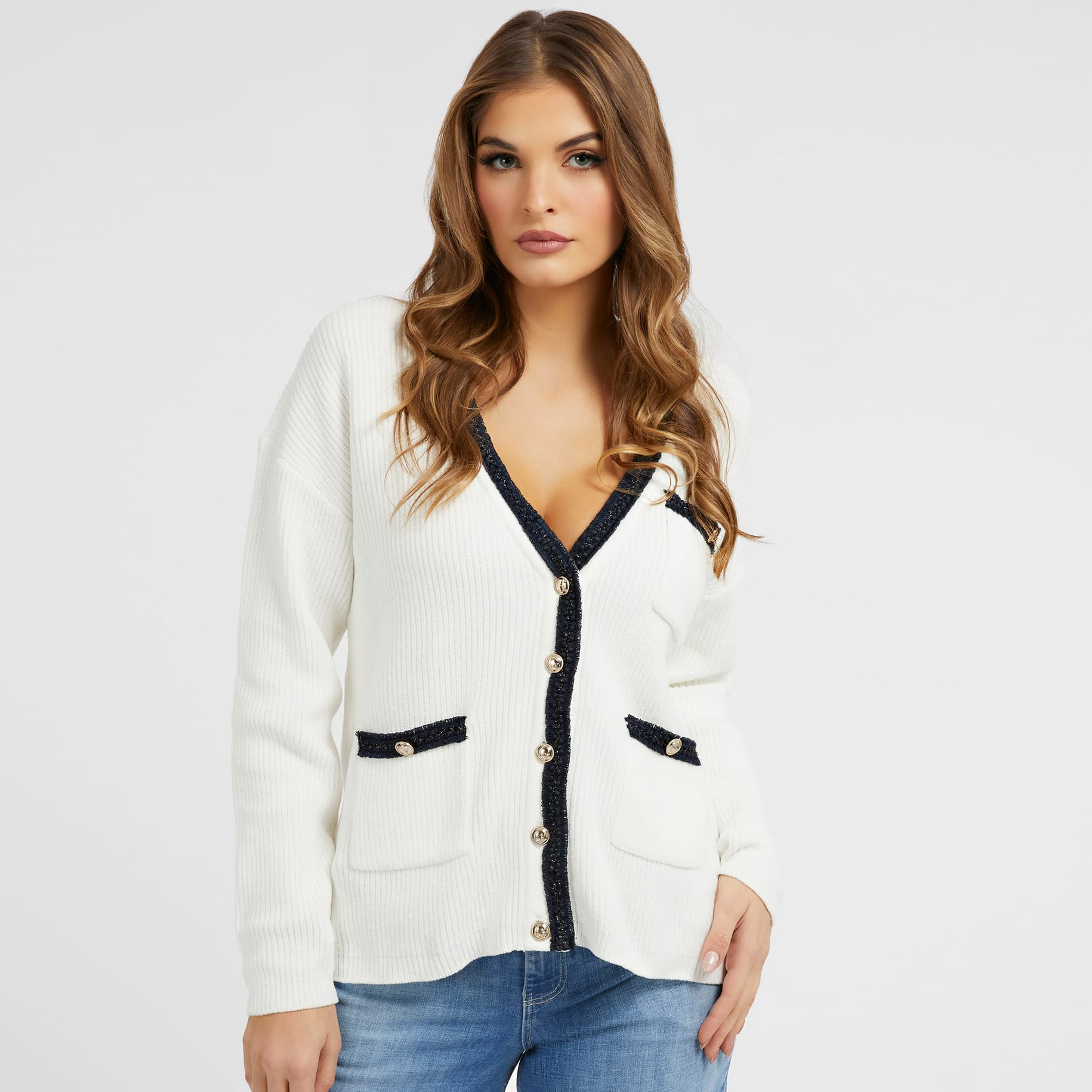 GUESS] Chenille Jerri Cardigan[品番：GUEW0008327]｜GUESS【WOMEN