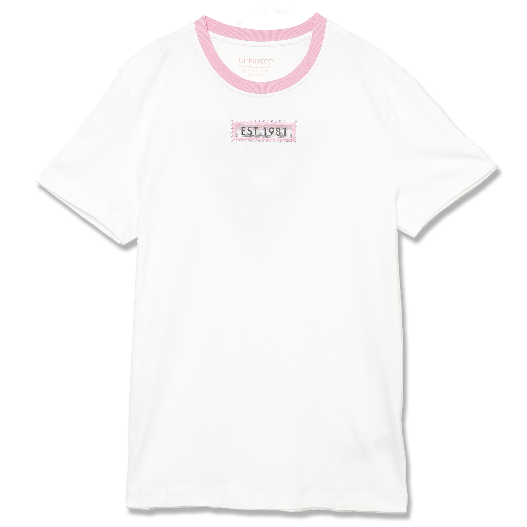 GUESS] SS Cn Mesh Triangle Tee[品番：GUEW0009370]｜GUESS【WOMEN