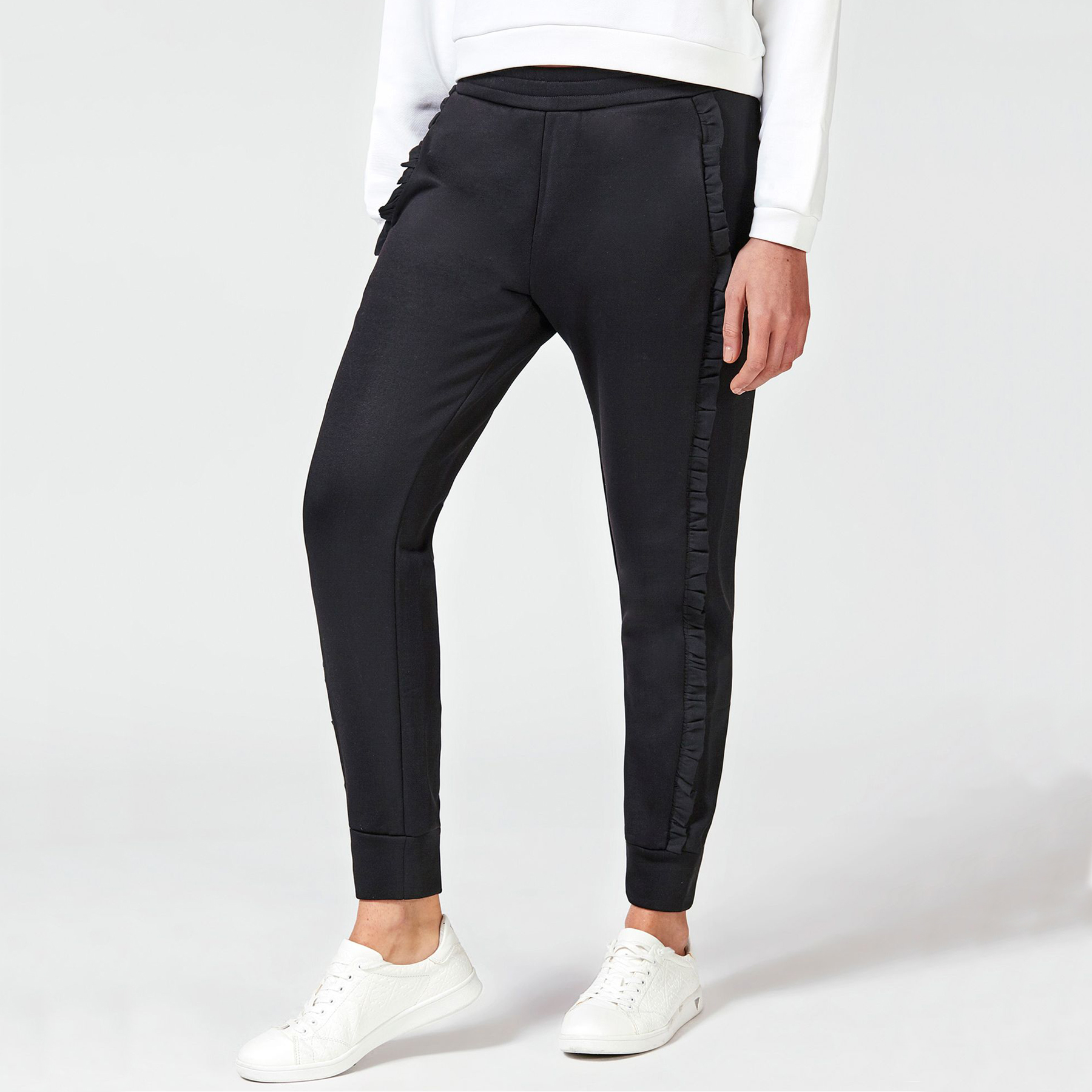 [GUESS] REBECCA SIDE FRILL JOGGER PANT[品番