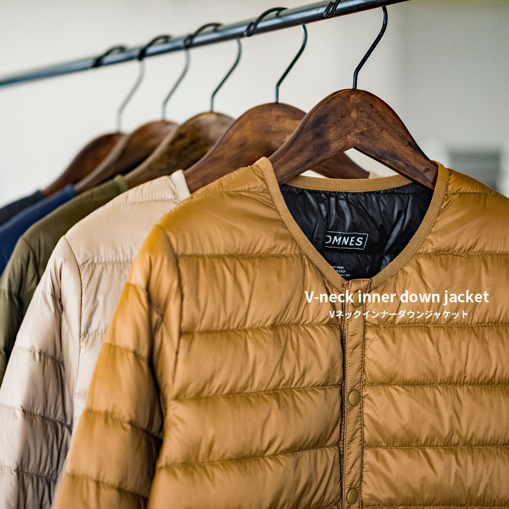 Omnes ユニセックス 高密度ナイロンインナーダウンノーカラージャケット 品番 Hptw Haptic ハプティック のレディース ファッション通販 Shoplist ショップリスト