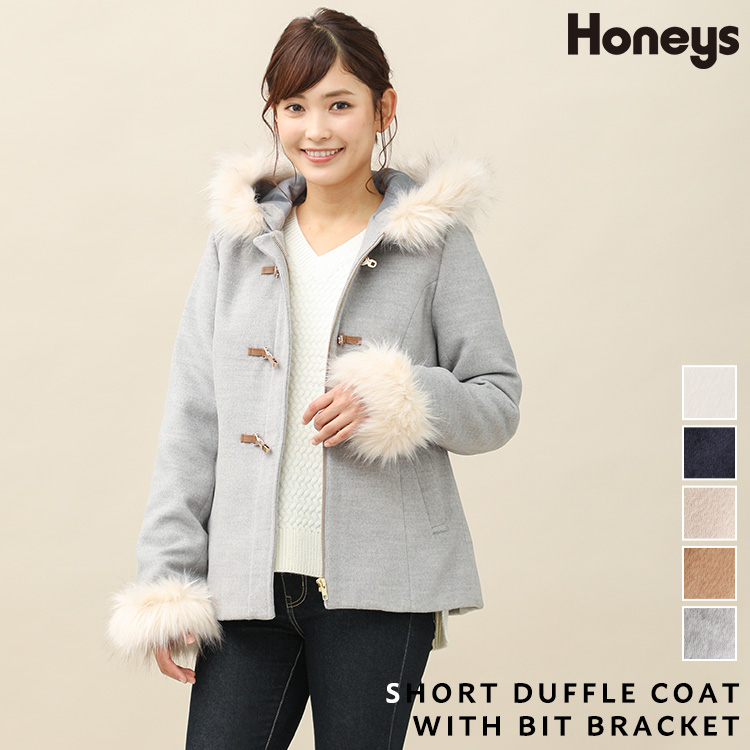 アウター コート ダッフルコート 品番 Hnsw Honeys ハニーズ のレディースファッション通販 Shoplist ショップリスト