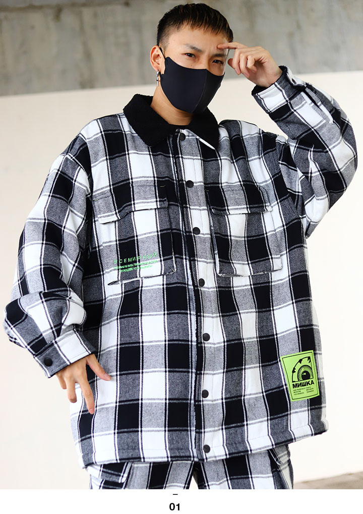 ジャケットミシカ MISHKA ボア付き[品番：HKHM0003743]｜本格派大人のB系  （ホンカクハオトナノビーケイ）のメンズファッション通販｜SHOPLIST（ショップリスト）