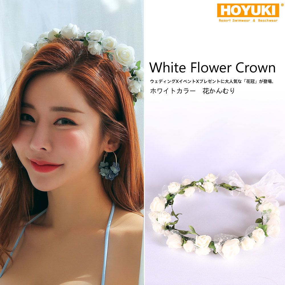 花かんむり 花カチューシャ フェス リボン かわいい 水着 夏 品番 Ho Hoyuki ホユキ のレディースファッション通販 Shoplist ショップリスト