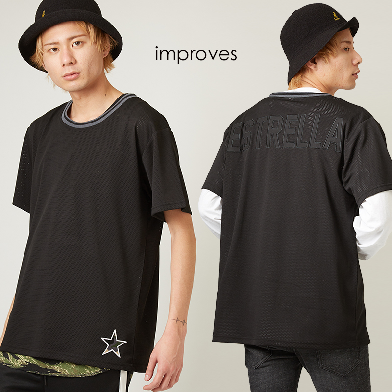 メッシュ Tシャツ  メンズ[品番：IP000004786]｜improves（インプローブス）のメンズファッション通販｜SHOPLIST（ショップリスト）