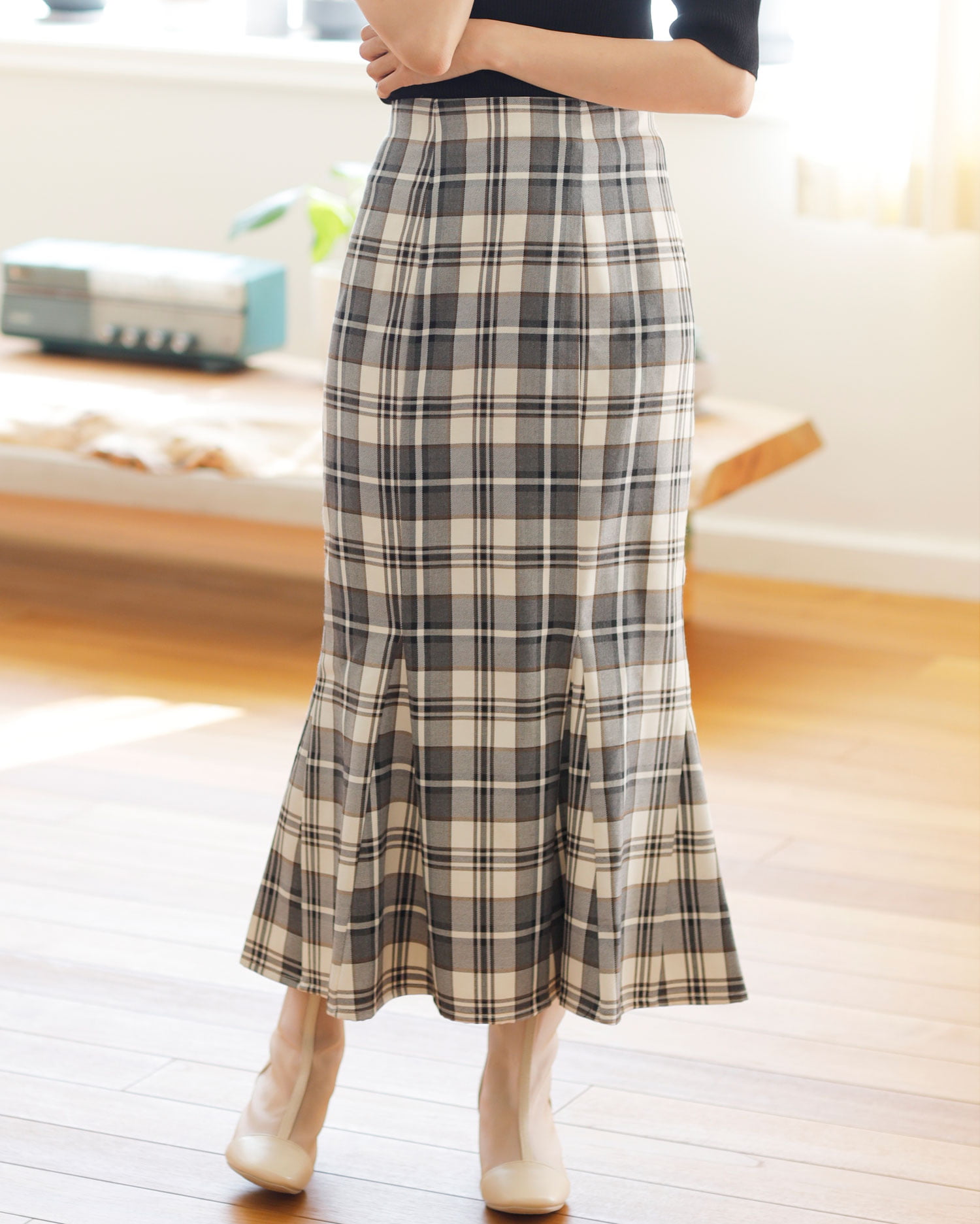 シャツやカ】 mysty woman｜(W)チェックマーメイドSK | Rakuten  Fashion(ファッション／旧ブランドアベニュー)FW5183 にかけて - shineray.com.br