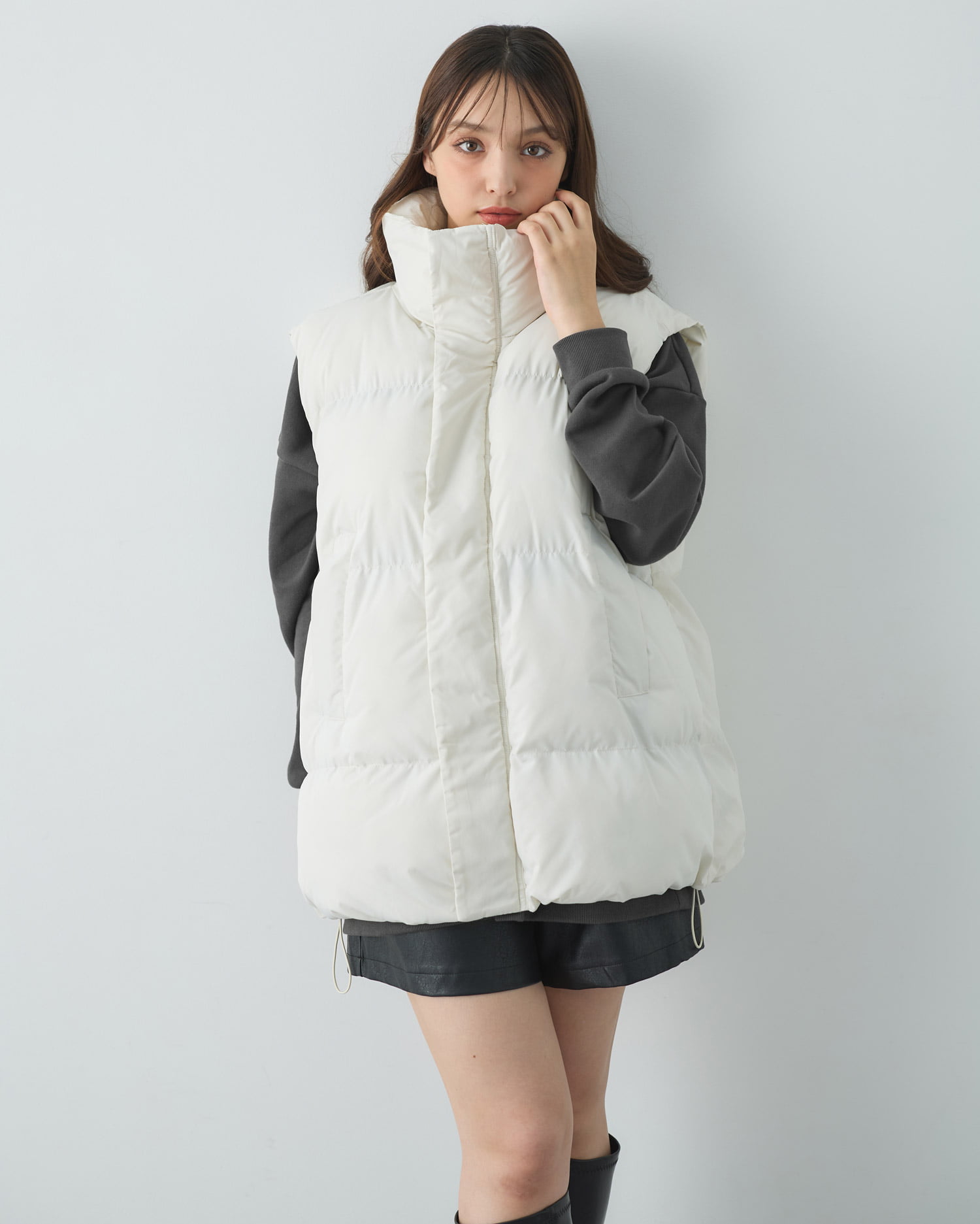 エコダウンベスト[品番：INGW0010258]｜INGNI （イング）のレディースファッション通販｜SHOPLIST（ショップリスト）