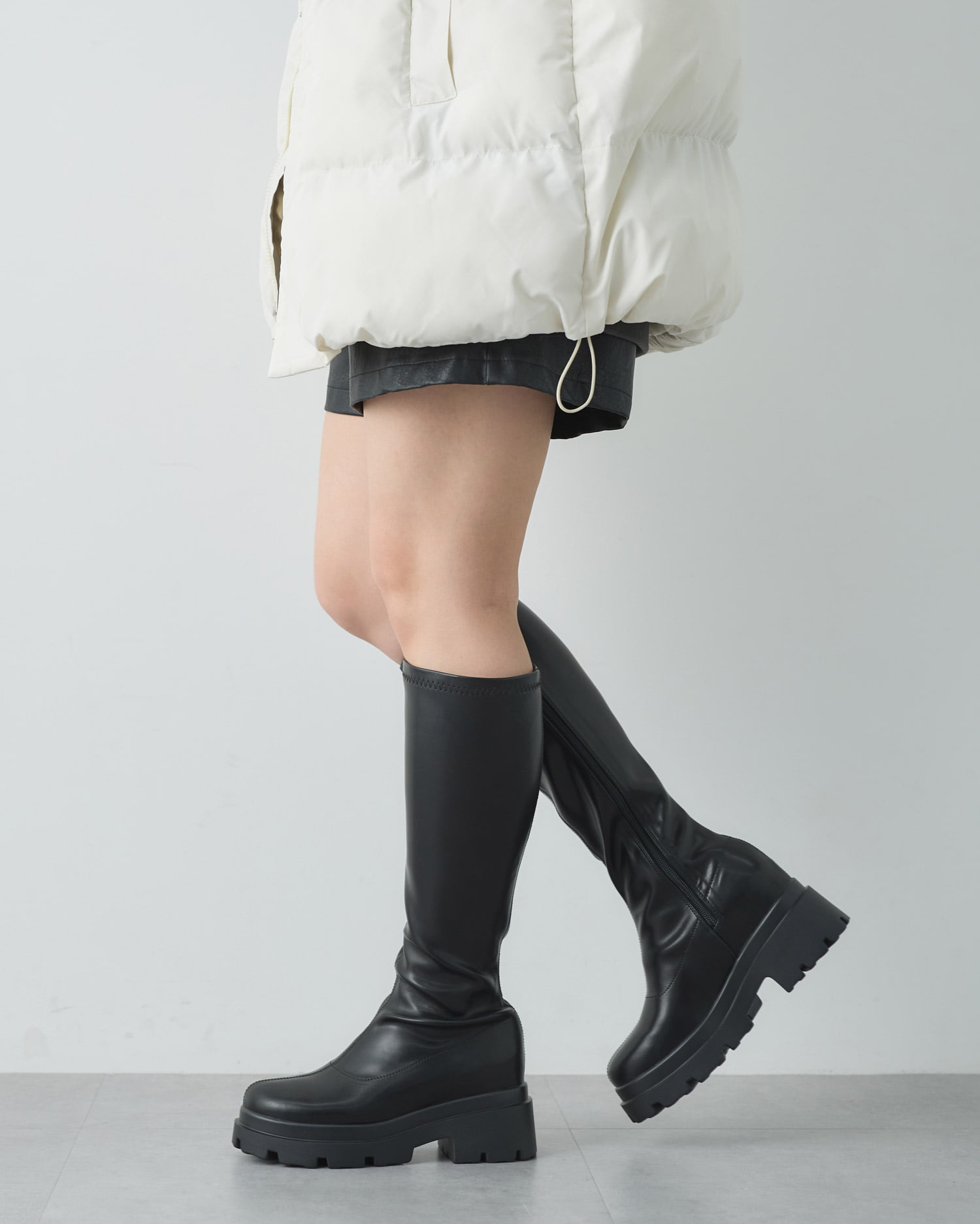 厚底ストレッチロングブーツ[品番：INGW0010248]｜INGNI （イング）のレディースファッション通販｜SHOPLIST（ショップリスト）