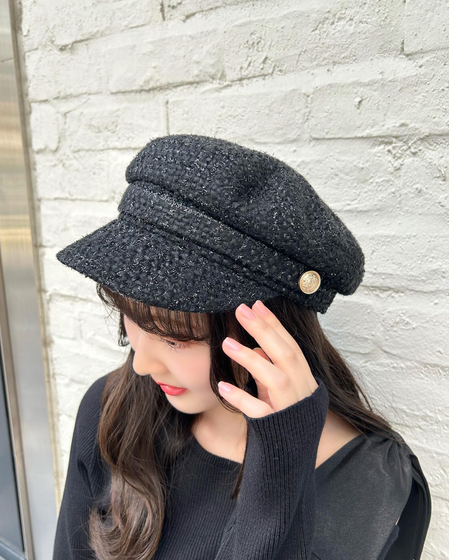 ツイードキャスケット[品番：INGW0010245]｜INGNI （イング）のレディースファッション通販｜SHOPLIST（ショップリスト）