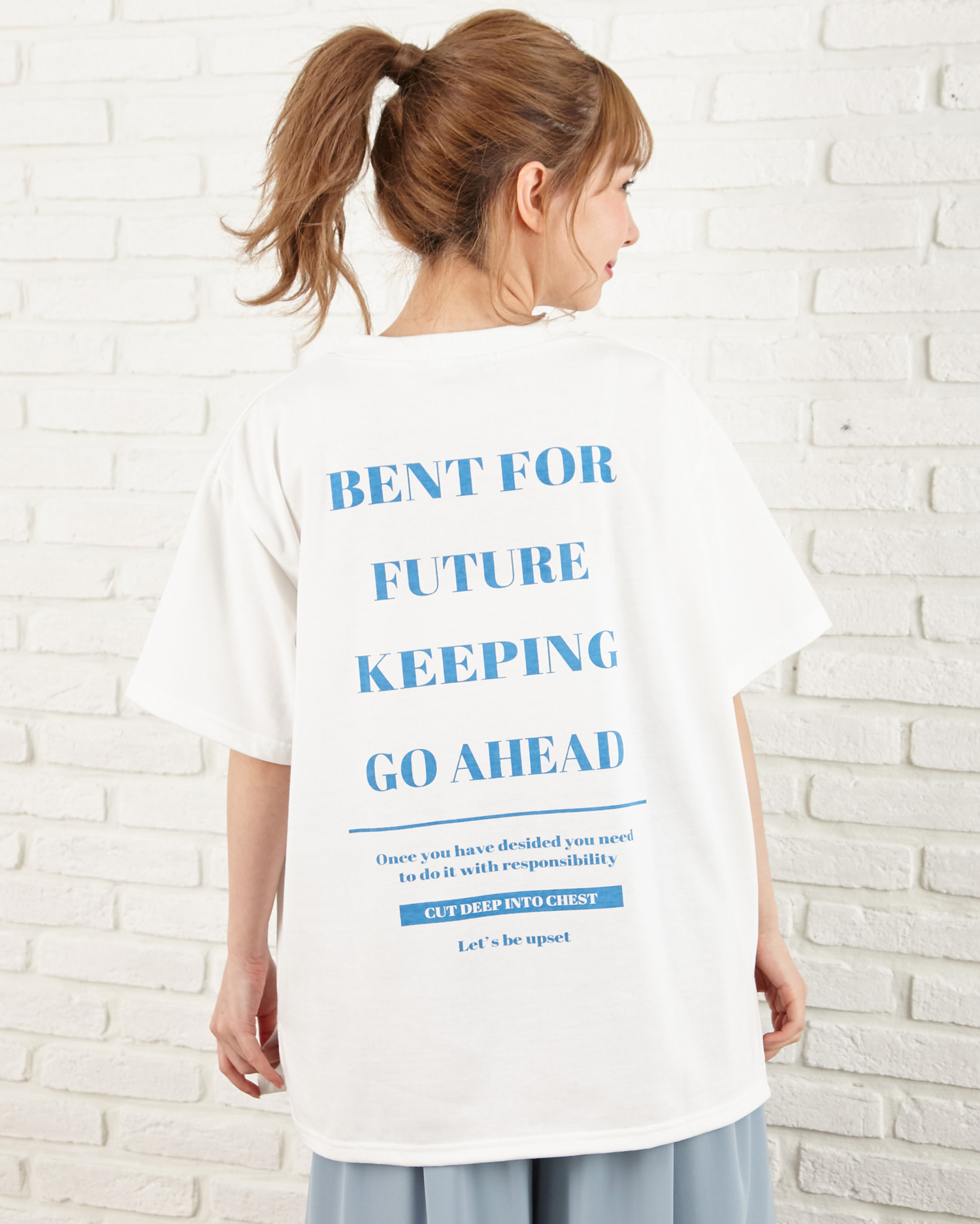 BACKロゴ半袖T[品番：INGW0005939]｜INGNI （イング）のレディース