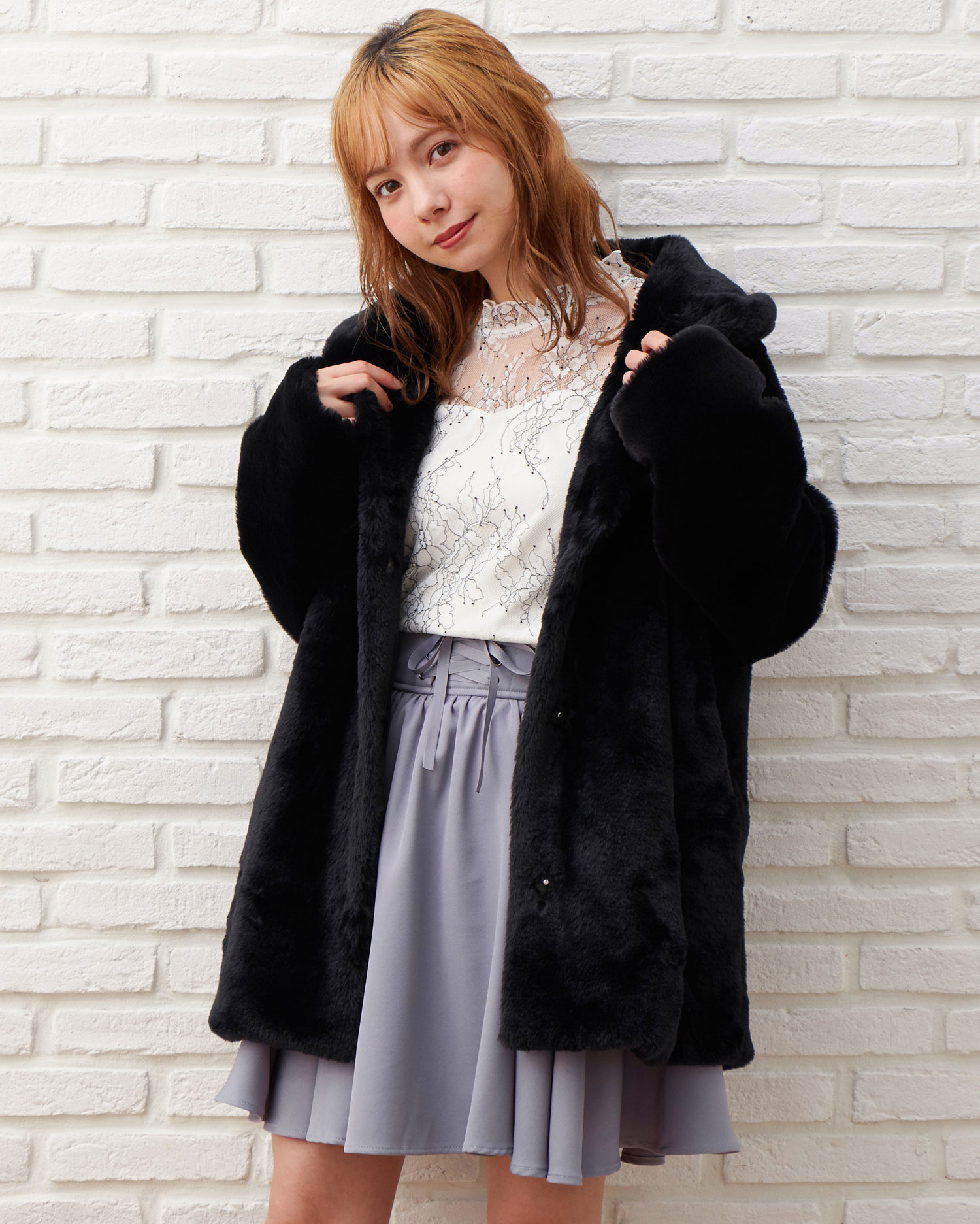 ショールカラーエコファーct 品番 Ingw Ingni イング のレディースファッション通販 Shoplist ショップリスト