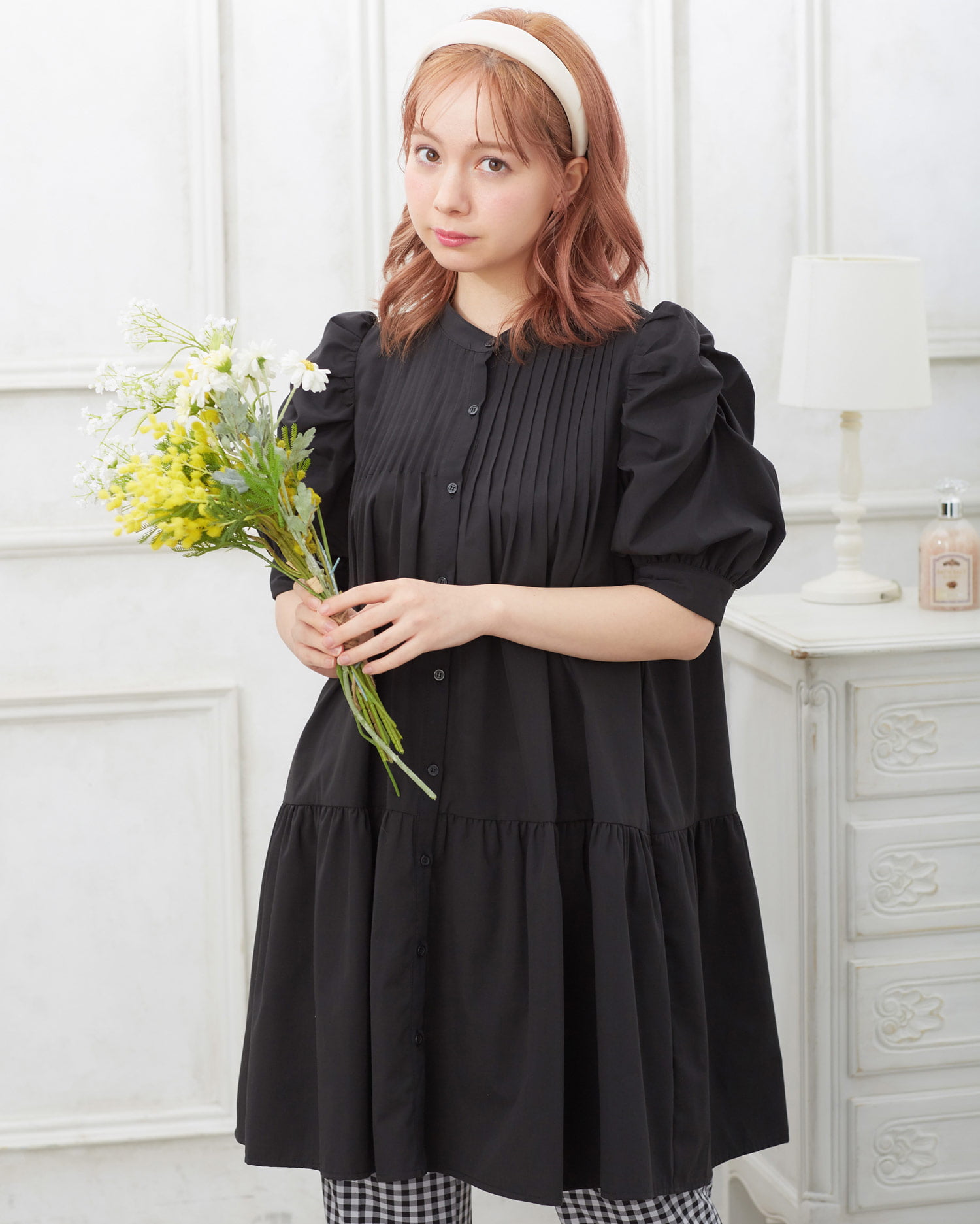 ピンタックティアードシャツ5分袖 Op 品番 Ingw Ingni イング のレディースファッション通販 毎日送料無料 Shoplist ショップリスト