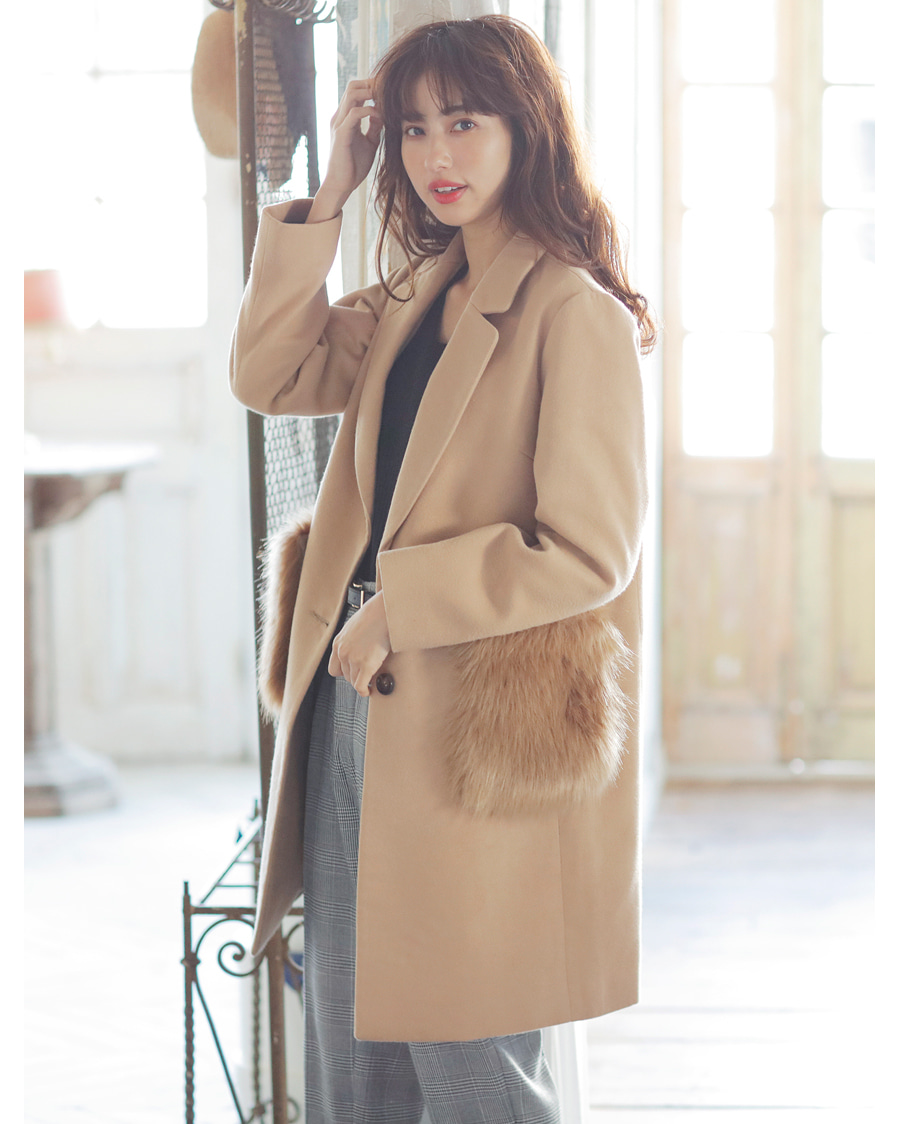 ジャケット アウター 陰山織物謹製 Ingni イング ポケットファーチェスターコート Nau5cwrxic Www Mustela Co Il