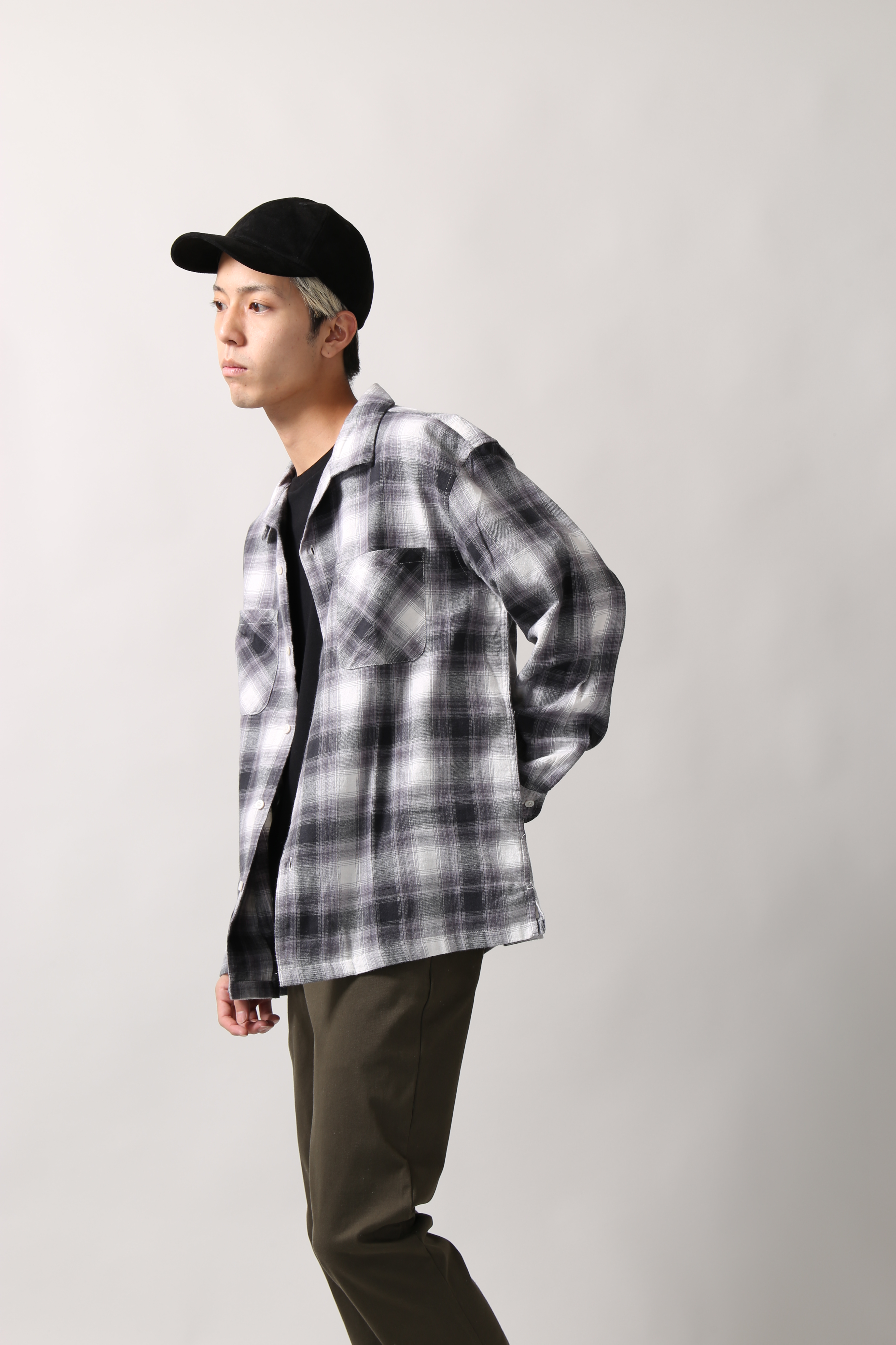 オンブレオープンカラーネルシャツ  BV17AU10-M015[品番：WG010023967]｜WEGO【MEN】（ウィゴー）のメンズファッション通販｜SHOPLIST（ショップリスト）