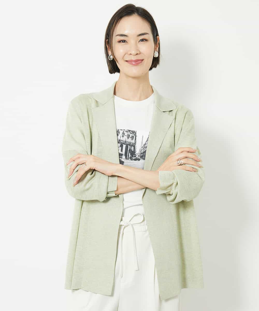 ジャケットライクカーディガン[品番：ITKW0017337]｜MICHEL KLEIN  