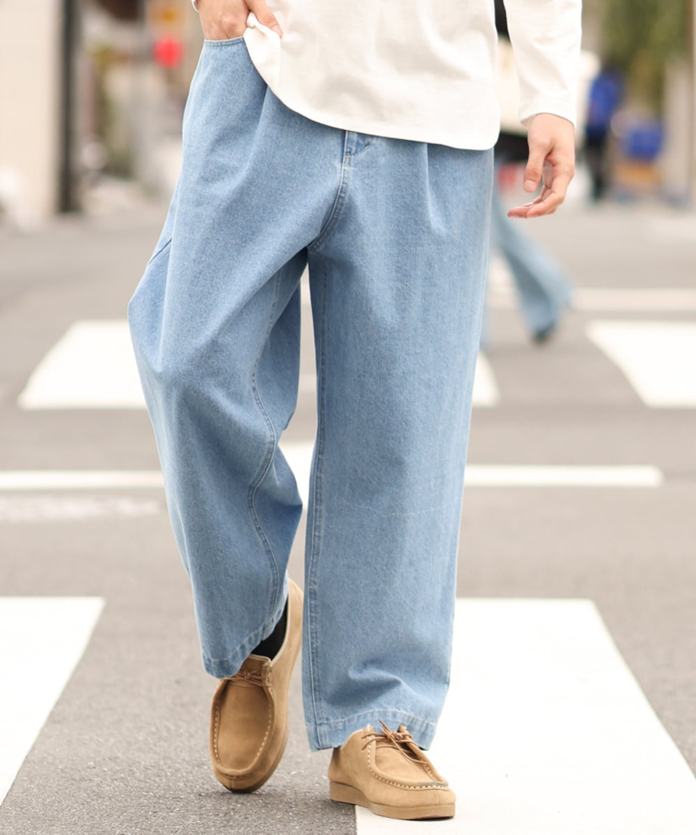 デニムバギーパンツ[品番：ITKW0010024]｜a.v.v【MEN】（アーヴェヴェ）のメンズファッション通販｜SHOPLIST（ショップリスト）