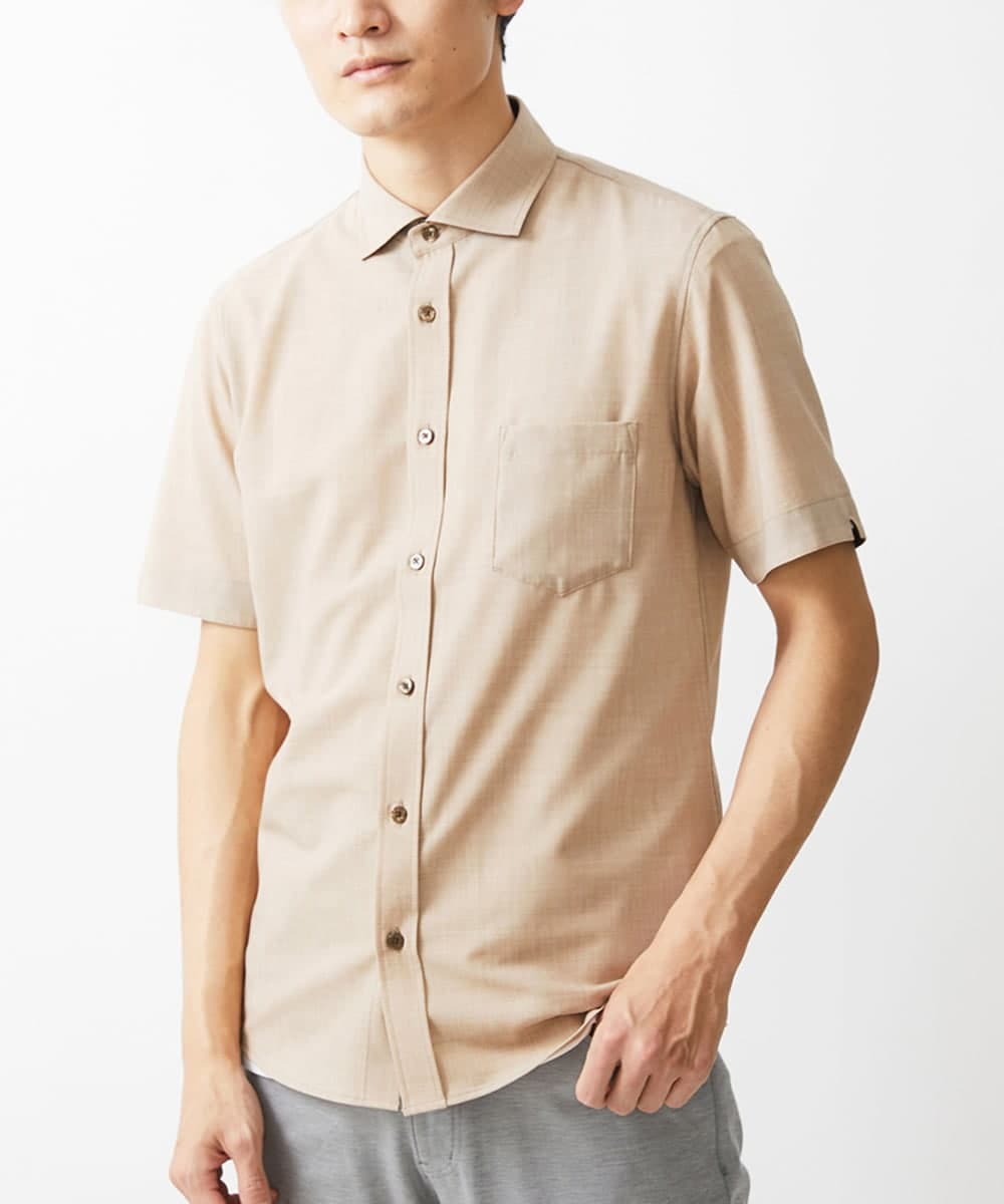 ストレッチ半袖シャツ[品番：ITKW0017422]｜MK MICHEL KLEIN homme  