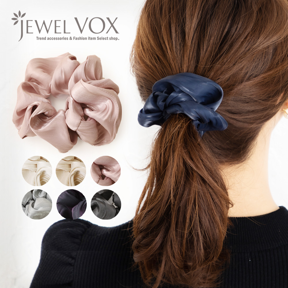 シュシュ ヘアゴム ヘアアクセ[品番：VX000006118]｜Jewel vox