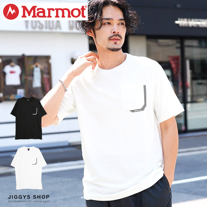 ◇Marmot(マーモット)Marmot ロゴポケットTシャツ◇[品番：JG000014000 