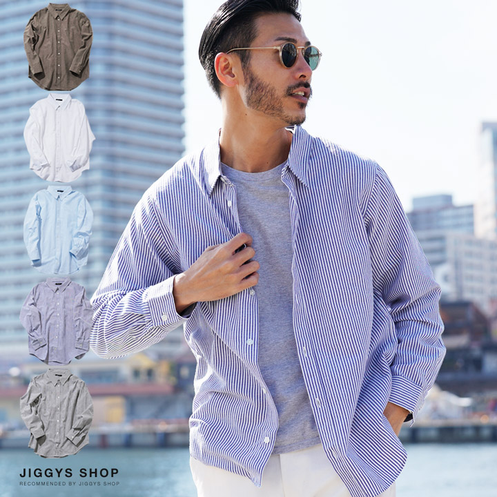 レギュラーカラーシャツ 長袖シャツ メンズ カジュアルシャツ[品番：JG000014228]｜JIGGYS SHOP（ジギーズショップ）のメンズ ファッション通販｜SHOPLIST（ショップリスト）