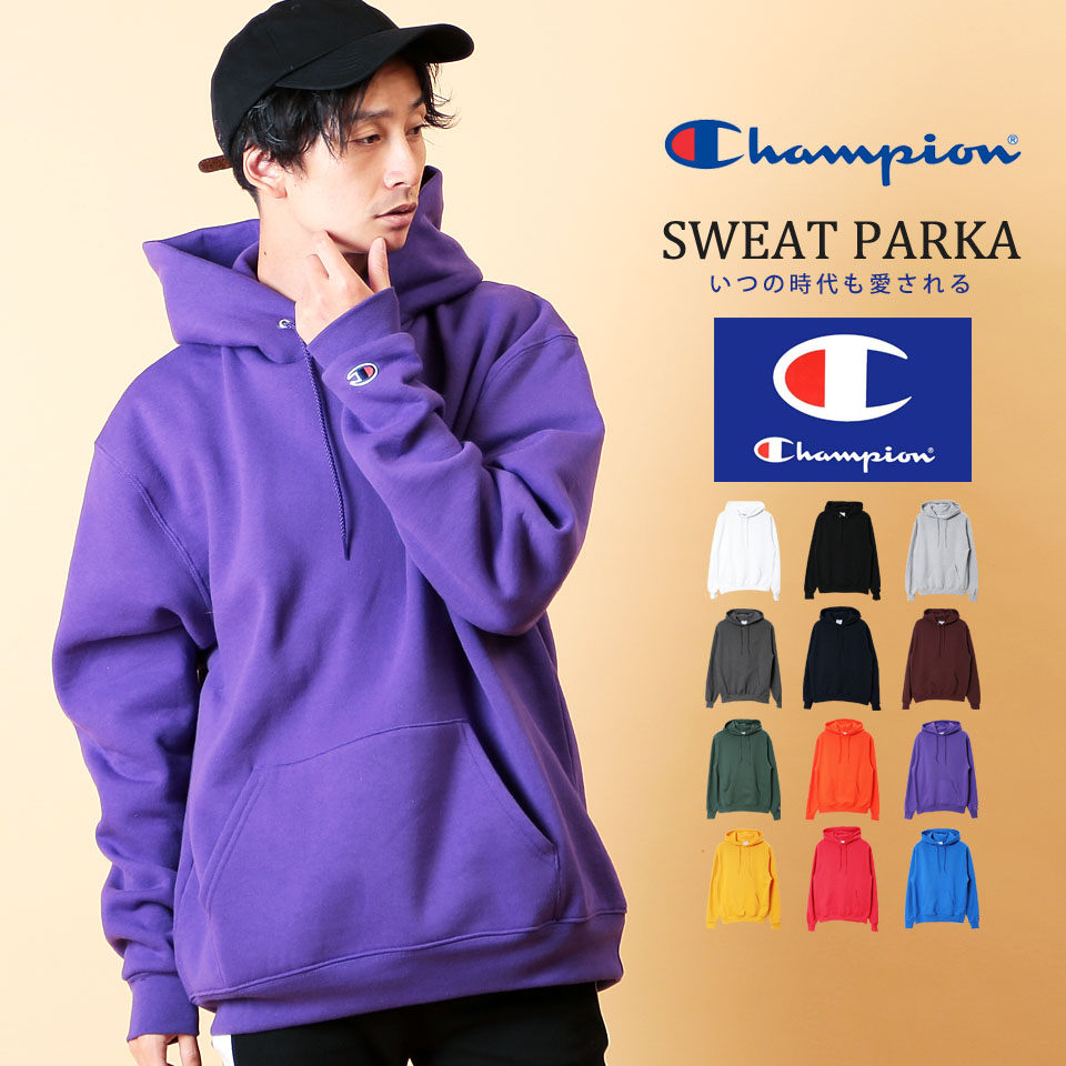 ◇Champion チャンピオンロゴ スウェット プルパーカー◇[品番