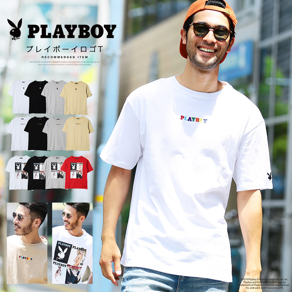 定番 韓国◆PLAYBOY ロゴTシャツ◆Tシャツ[品番：JG000012092]｜JIGGYS  SHOP（ジギーズショップ）のメンズファッション通販｜SHOPLIST（ショップリスト）