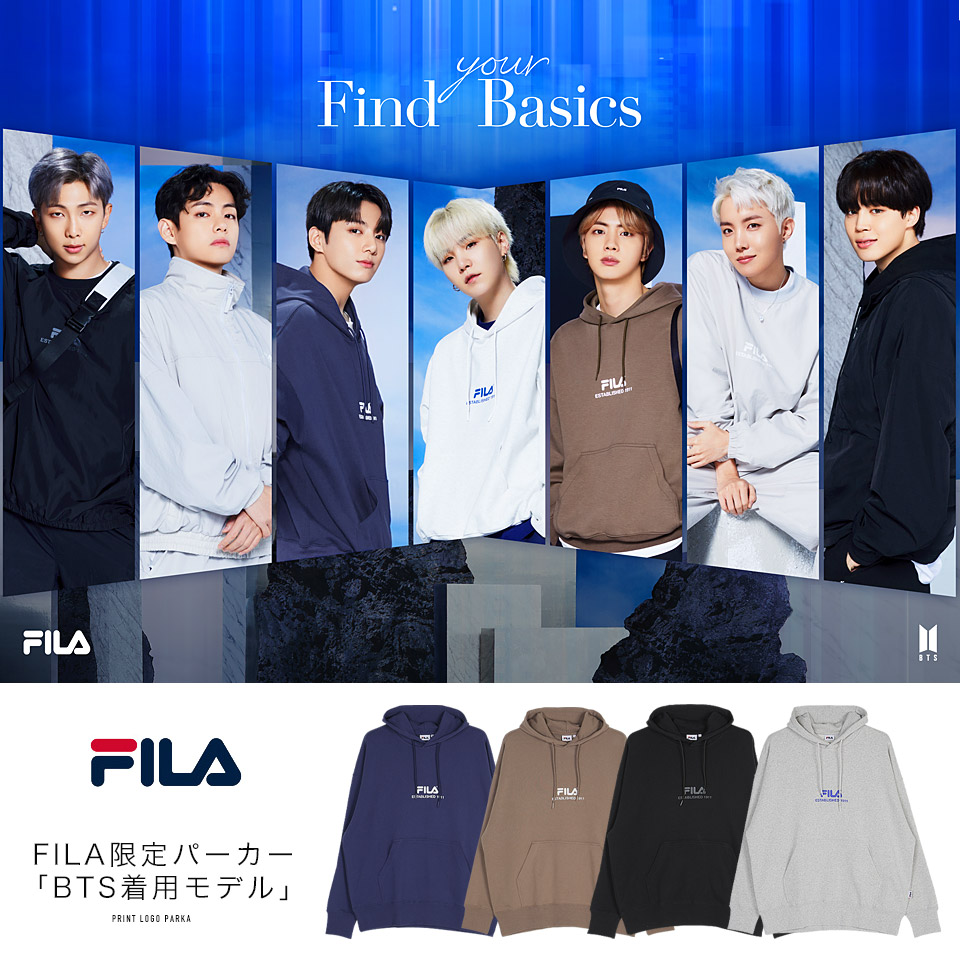 BTS ON フィラ　FILA コラボ　スウェット　トレーナーarmy_bts