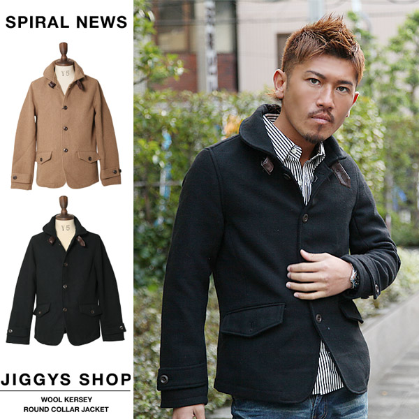 SPIRALNEWSスパイラルニュース(L)ジップアップ 長袖 中綿 ジャケット