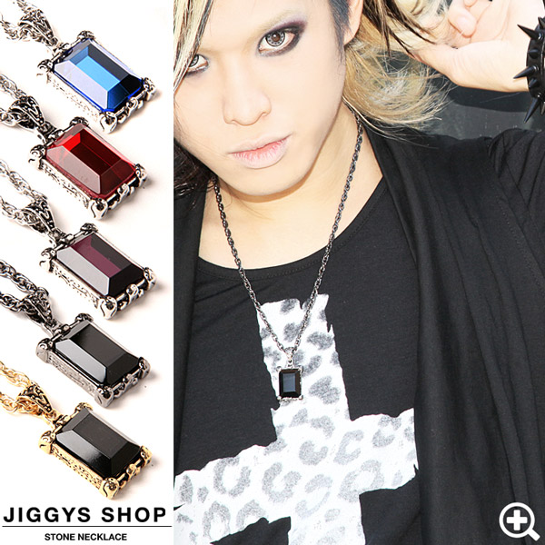 ◆ストーンネックレス◆necklace ヴィジュアル系 お兄系[品番：JG000004136]｜JIGGYS  SHOP（ジギーズショップ）のメンズファッション通販｜SHOPLIST（ショップリスト）