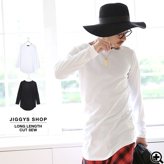 ロング丈カットソー ロンt メンズ Tシャツ 品番 Jg Jiggys Shop ジギーズショップ のメンズファッション通販 Shoplist ショップリスト