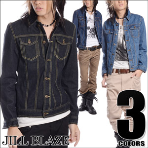 ◆JILL BLAZE デニムGジャン◆お兄系[品番：JG000000183]｜JIGGYS  SHOP（ジギーズショップ）のメンズファッション通販｜SHOPLIST（ショップリスト）