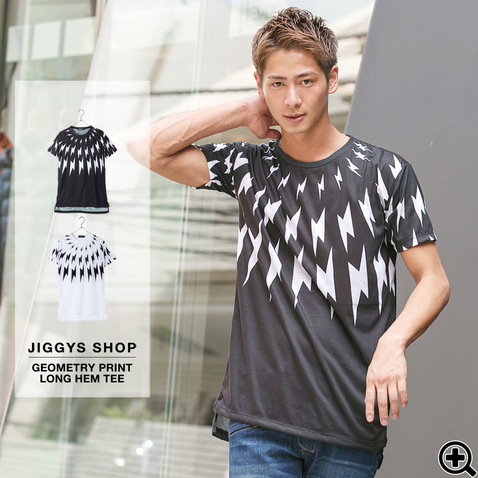 幾何学プリントロング丈tシャツ Tシャツ メンズ 半袖 品番 Jg Jiggys Shop ジギーズショップ のメンズ ファッション通販 Shoplist ショップリスト 幾何学プリントロング丈tシャツ Tシャツ メンズ 半袖 品番 Jg Jiggys Shop ジギーズショップ のメンズ ファッション通販 Shoplist ショップリスト