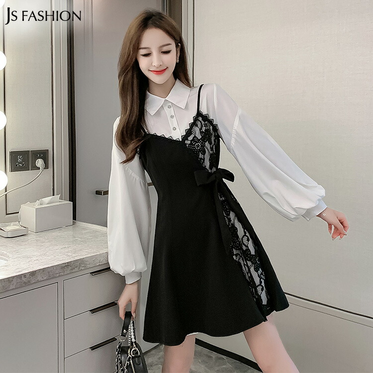 セットアップ シャツワンピースとキャミワンピース2点セット レディース[品番：JSFW0008857]｜JS  FASHION（ジェーエスファッション）のレディースファッション通販｜SHOPLIST（ショップリスト）