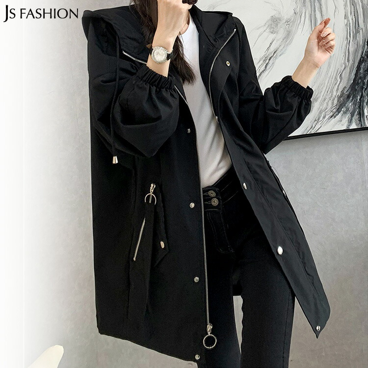 スプリングコート モッズコート 無地[品番：JSFW0010061]｜JS  FASHION（ジェーエスファッション）のレディースファッション通販｜SHOPLIST（ショップリスト）