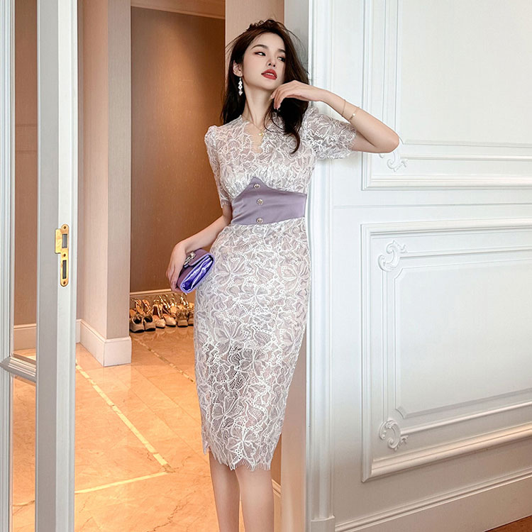レースワンピ タイトワンピ パーティードレス[品番：JSFW0010492]｜JS  FASHION（ジェーエスファッション）のレディースファッション通販｜SHOPLIST（ショップリスト）